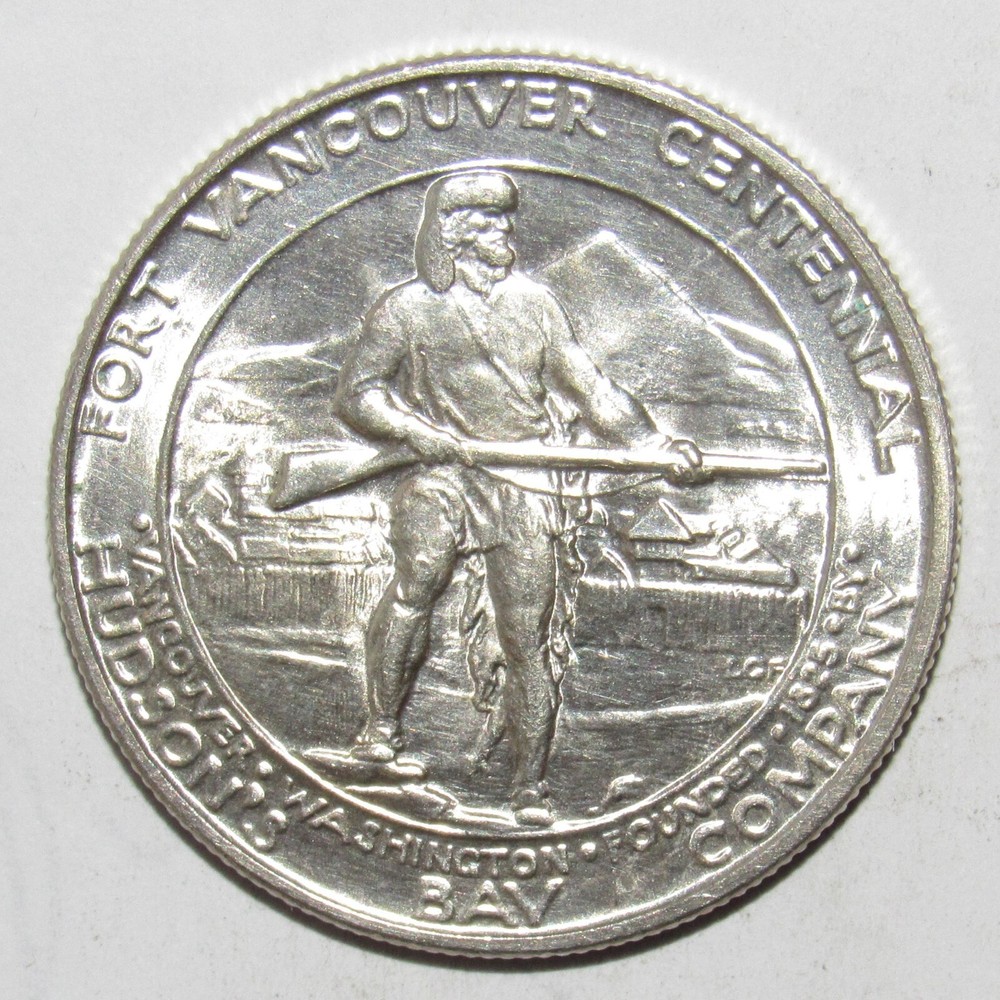 1925 Fort Vancouver Centennial Half Dollar CH BU (D29)
