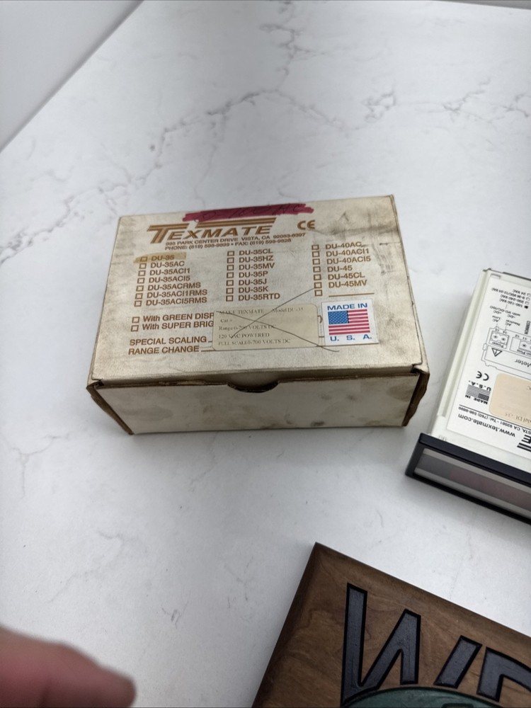 TEXMATE Panel Meter 0-700 VAC DU-35 120V
