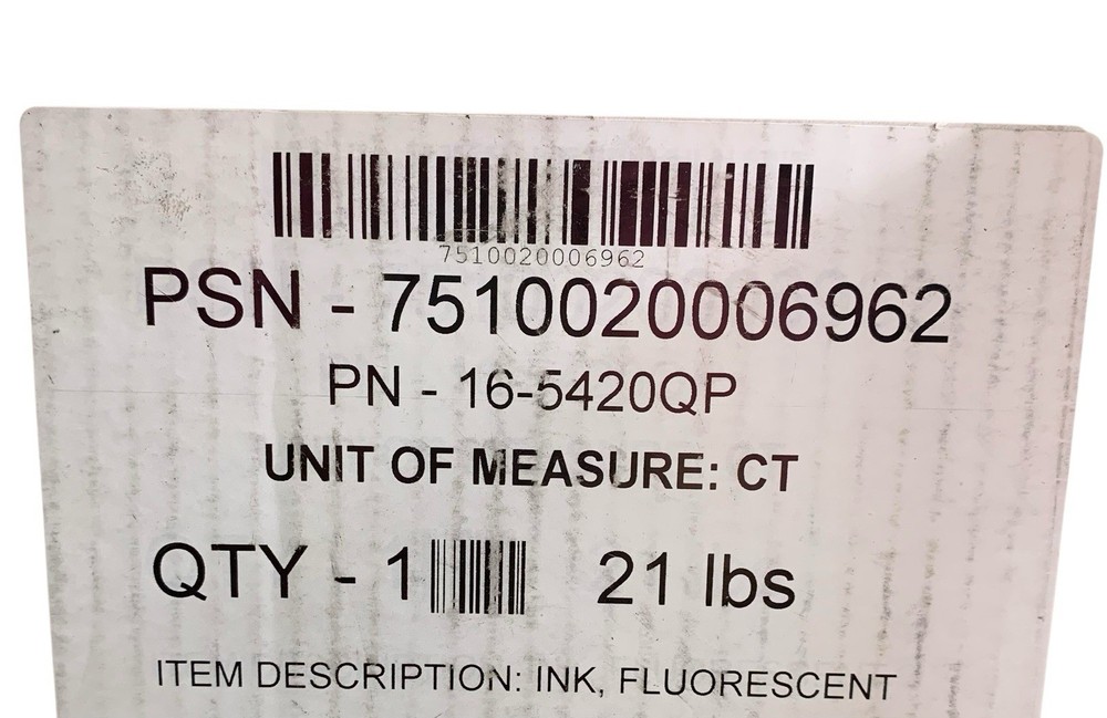 9 Pack Case- Videojet Coding Ink- For Coding Label Machine