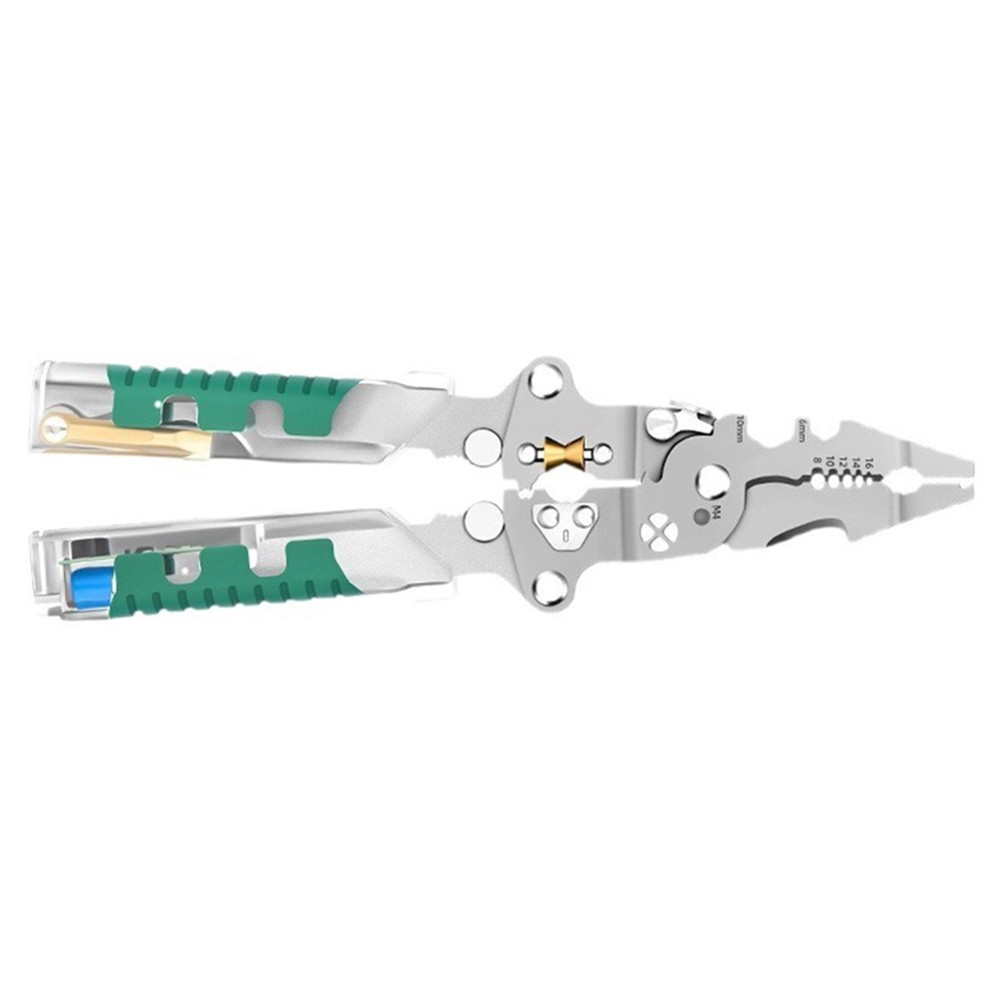 1× Brand New Multi-Functional Fold Wire Stripper Scissor With Electrical Test