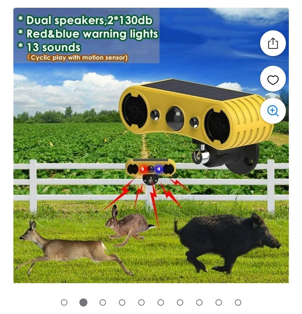 Solar Infrared Sensor Alarm