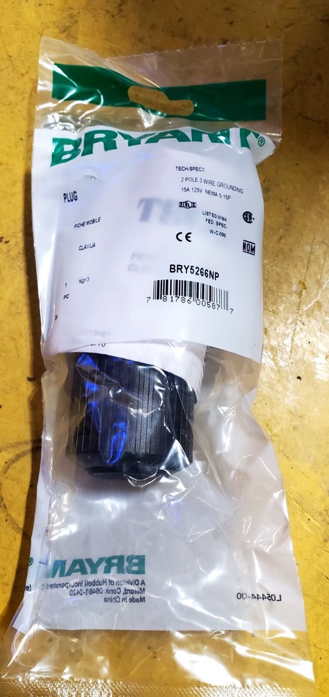 AC 15A Electrical Plug Industrial