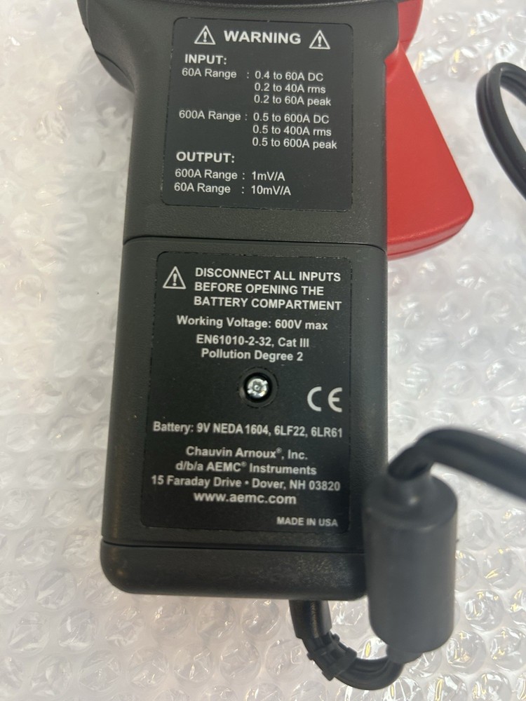 AEMC MR411 AC/DC CURRENT PROBE