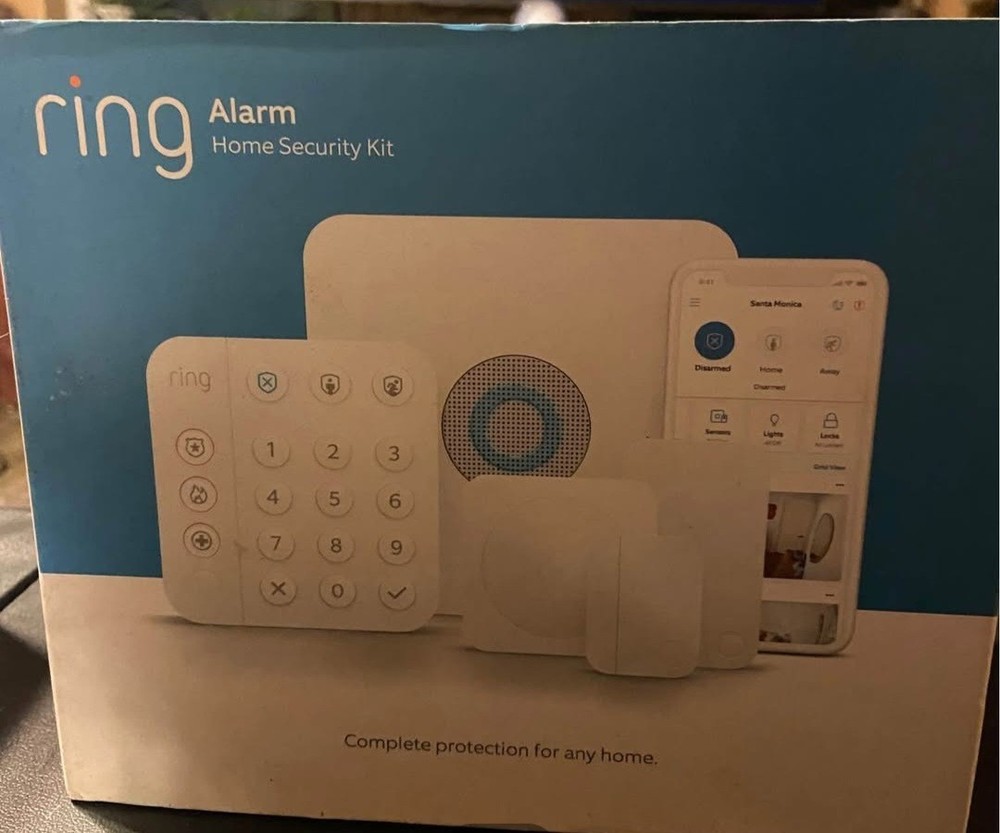 Ring Alarm Wireless Security Kit 8-Piece Home System, New