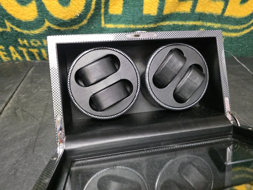 Time Cube 4 Watch Automatic Winder Carbon