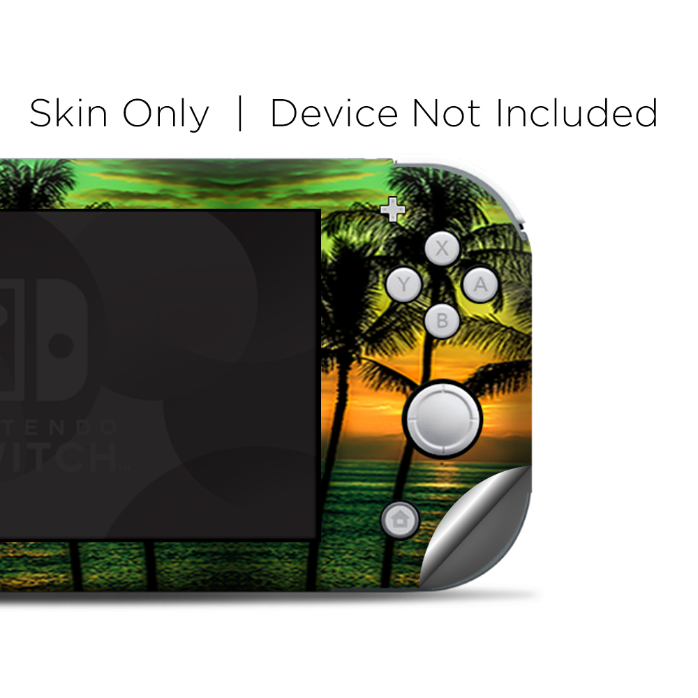 Skins Decals wrap for Nintendo Switch Lite - Sunset Palm Trees Ocean