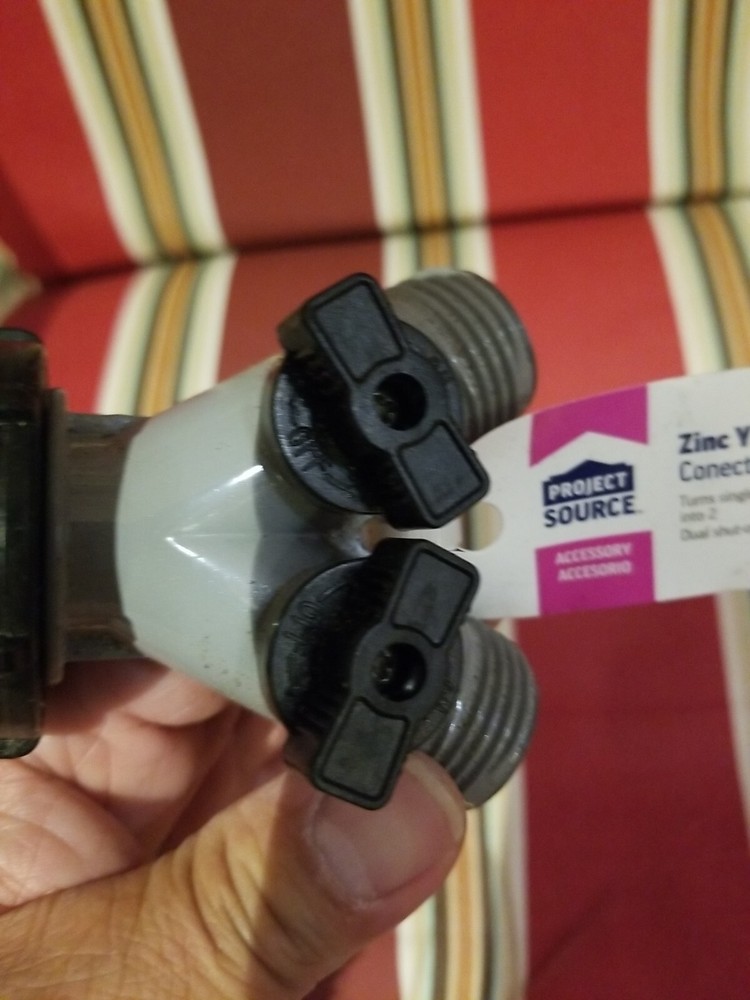 New PROJECT SOURCE ZINC Y SHUT-OFF CONNECTOR