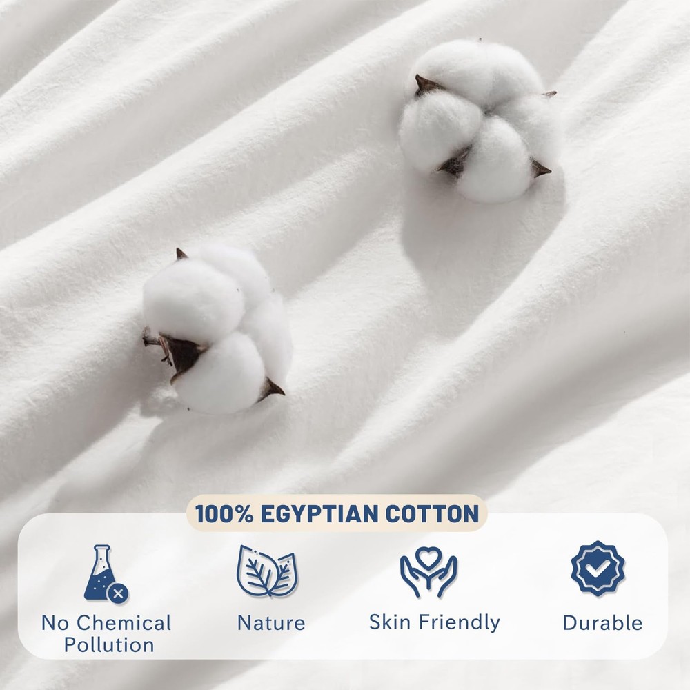 Extra Deep Pocket King Sheets - 600 Thread Count Sheets - Fits 18"-24" in Dee...