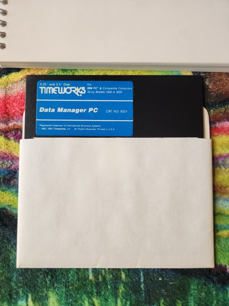 Timeworks - Data Manager 3.0.2 | for IBM & Compatibles | Complete In Box