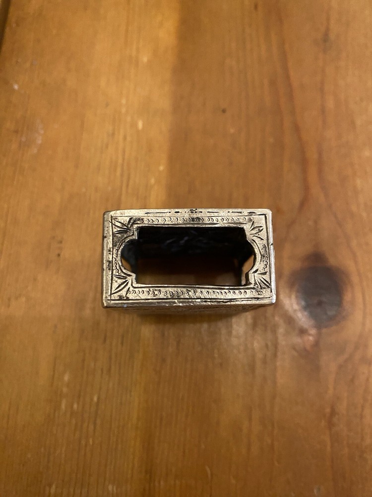 Vintage Silver Matchbook Cover