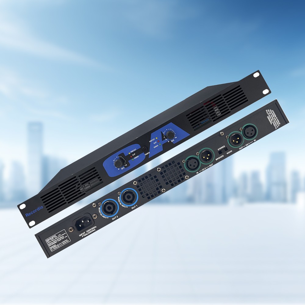 CA-450 2 Channel Digital Power Amplifier 2x900watt Class-D Bridge Function 180py