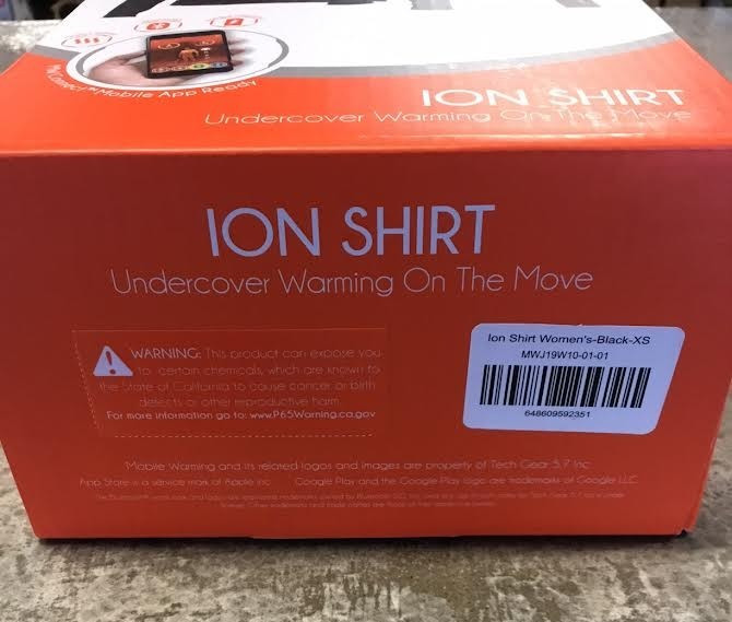 Fieldsheer Mobile Warming Womens Ion Base Layer Shirt Bluetooth Compatible