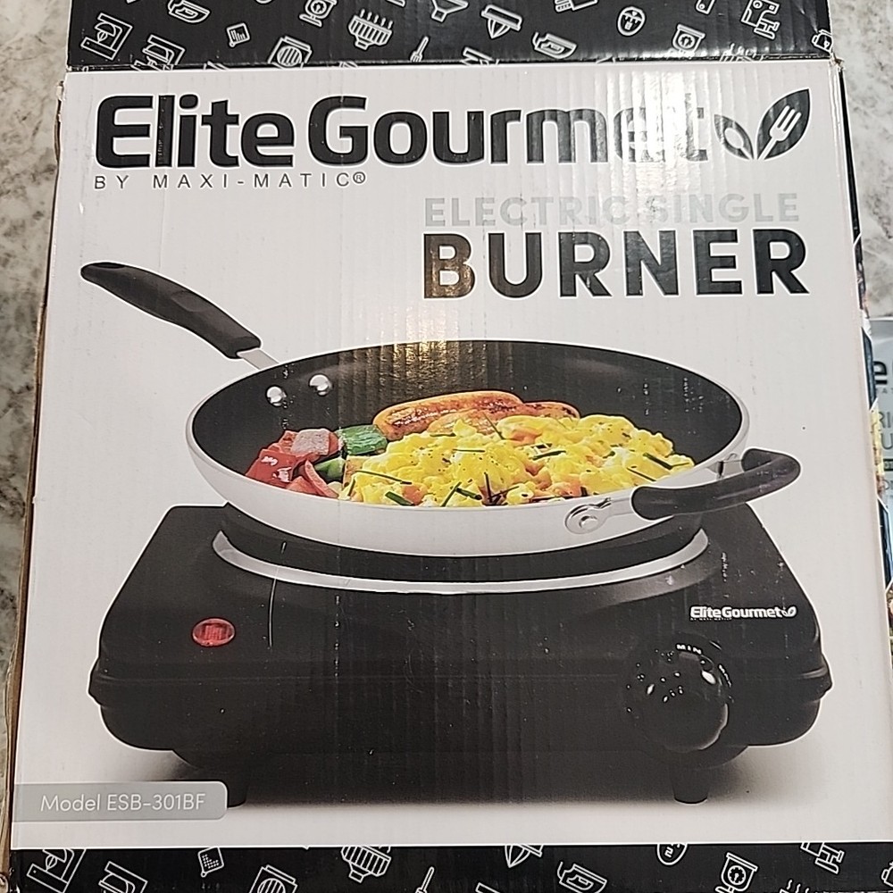 Elite Gourmet Electric Single Burner.  Used