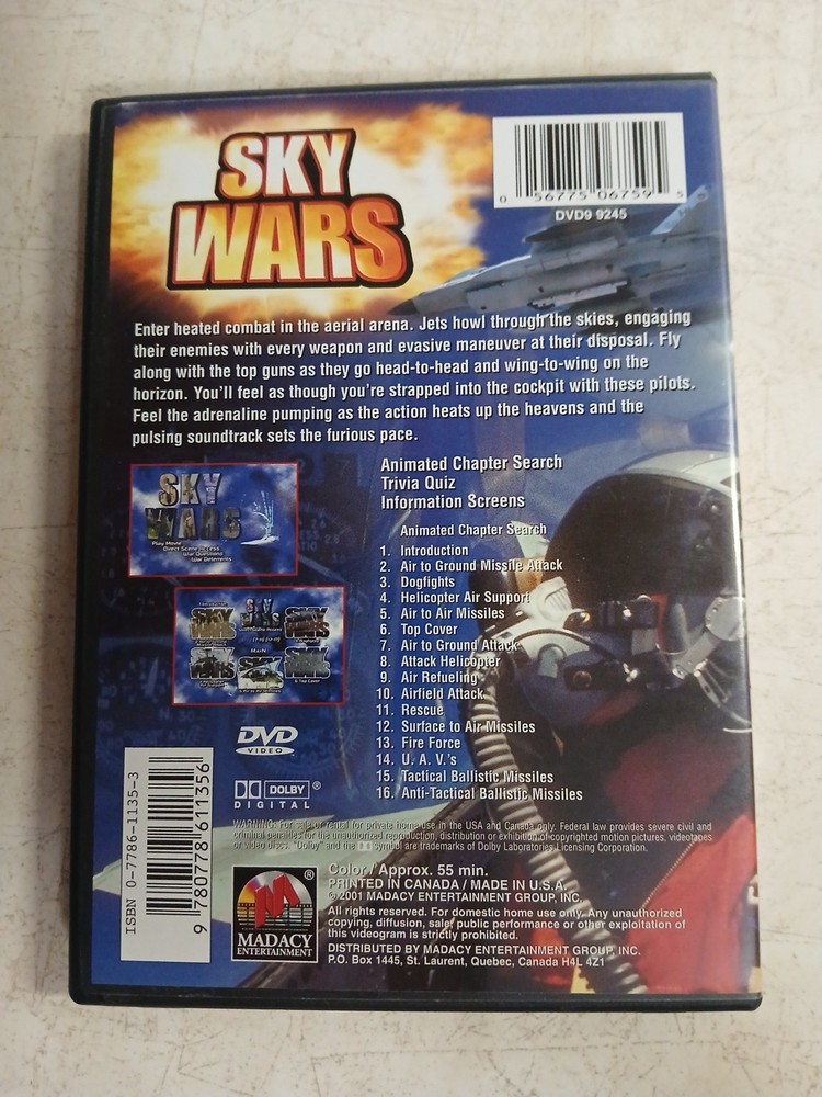 Sky Wars DVD