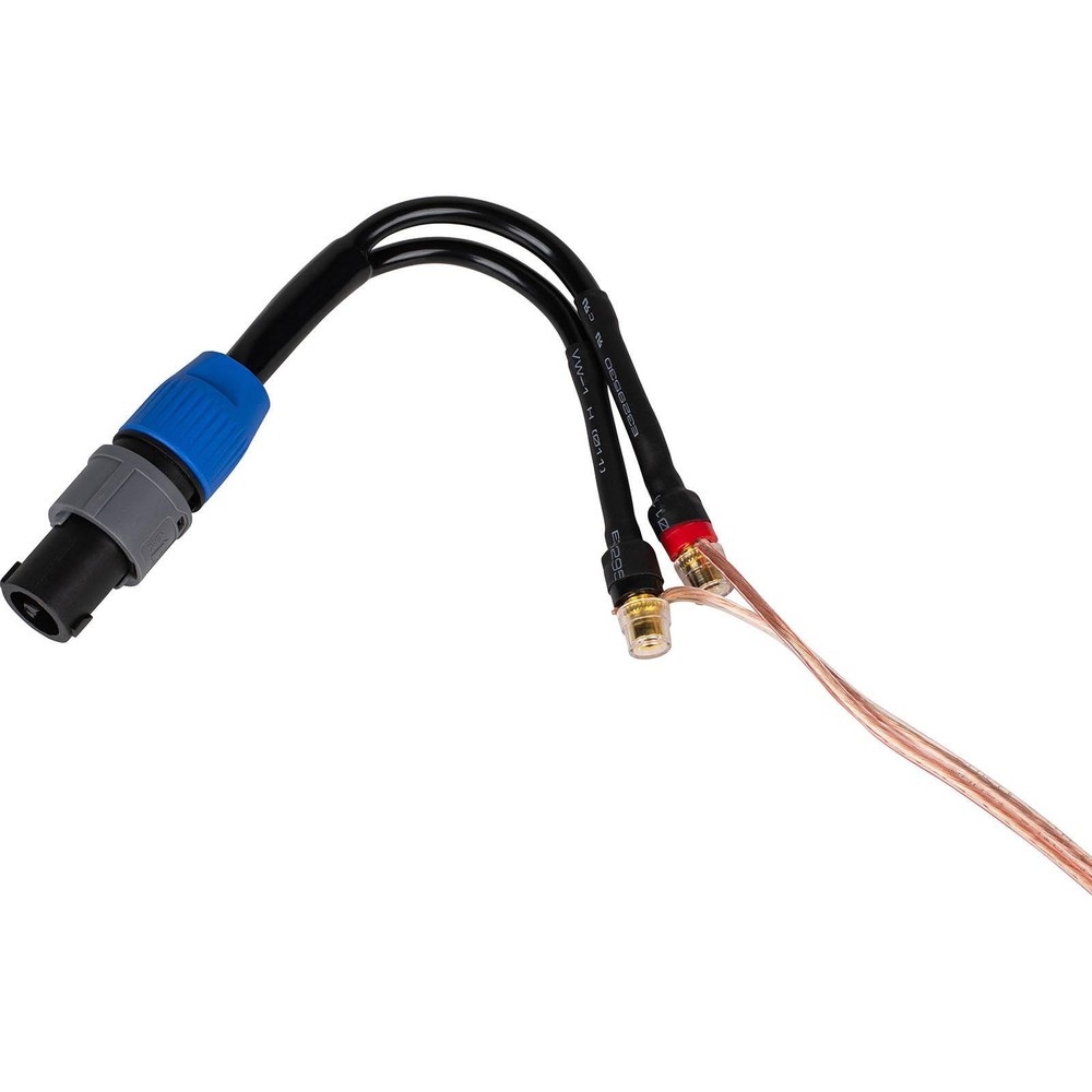 Speakon Type Plug to Binding Post Speaker Wire Adapter