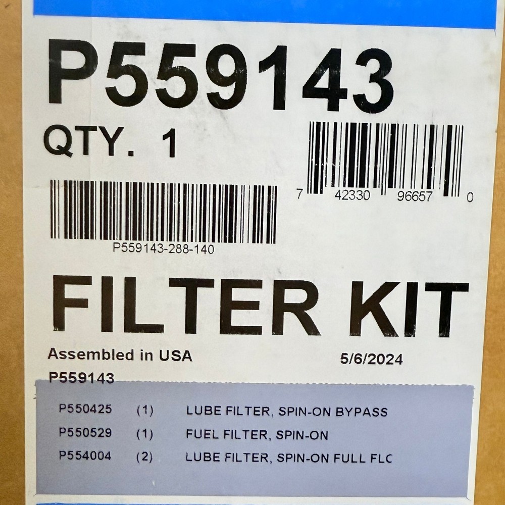 DONALDSON P559143 FILTER KIT