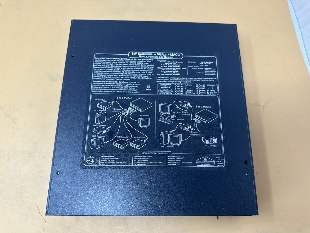 Extron SW2 VGA Xi Switcher For Mac