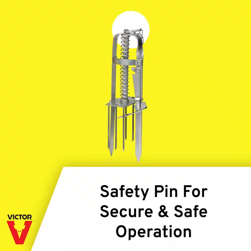 Plunger Style Mole Trap