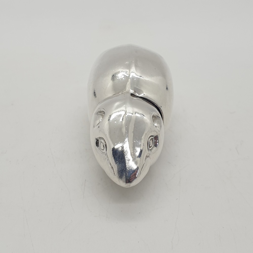 Sterling Silver Mouse Vesta Case Match Holder