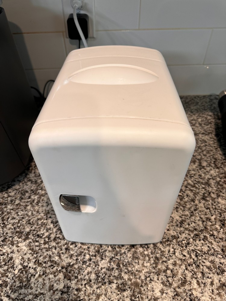 Mini Fridge Compact Portable Cooler Warmer AC Plug Small Refrigerator