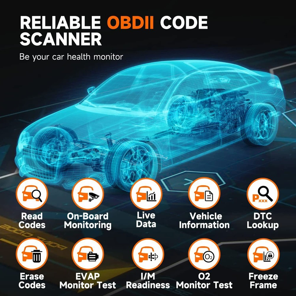 BIDIRECTIONAL OBD2 SCANNER BLUETOOTH CAR DIAGNOSTIC TOOL ACTIVE TEST FULL SYSTEM