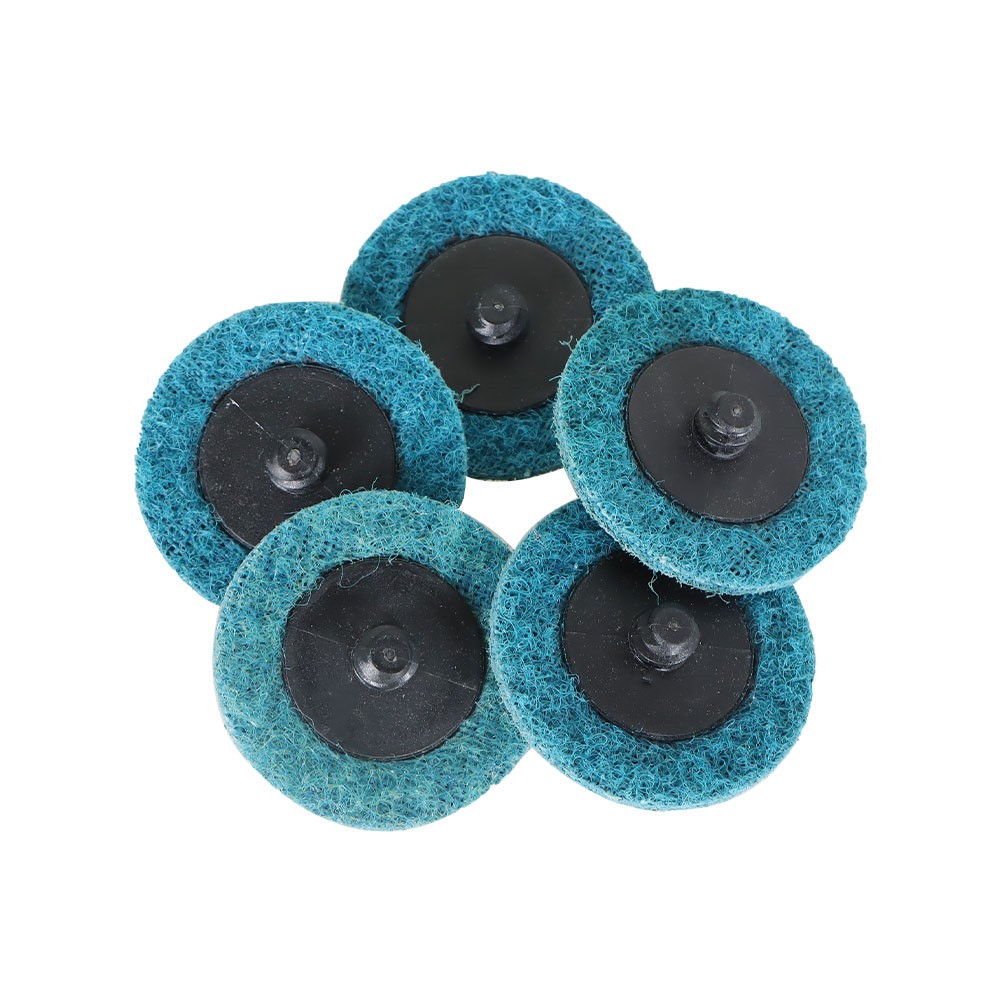 50 Pack 2 Inch Fine Surface Conditioning Discs Roll Lock Grinder Sanding Pads