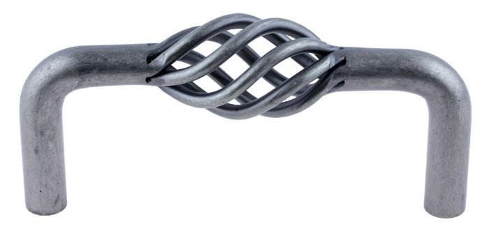(12 Pack) 3" Rustic Bird Cage Pull Pewter