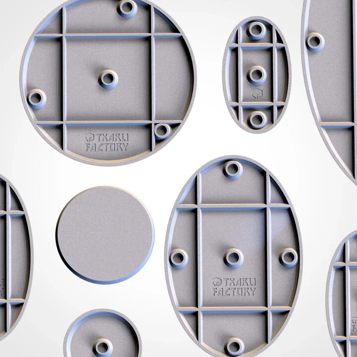 Blank Magnetizable Resin Bases