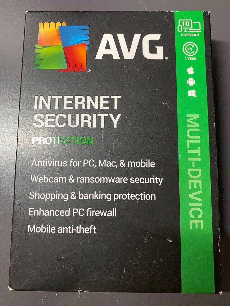 AVG internet security 2022 (Apple, Windows, Android)
