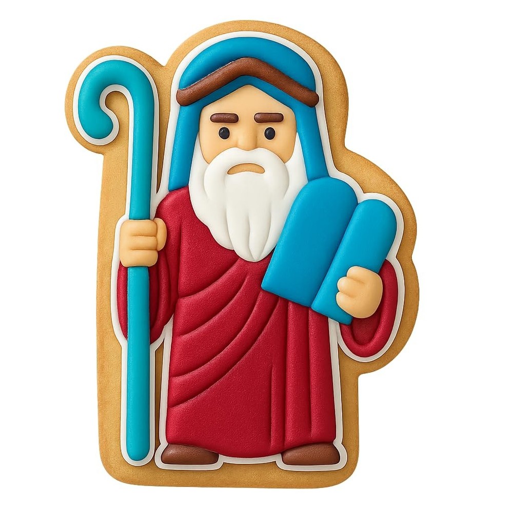 Biblical Moses Tablet Cookie Cutter - 4x3" Creative Party Design