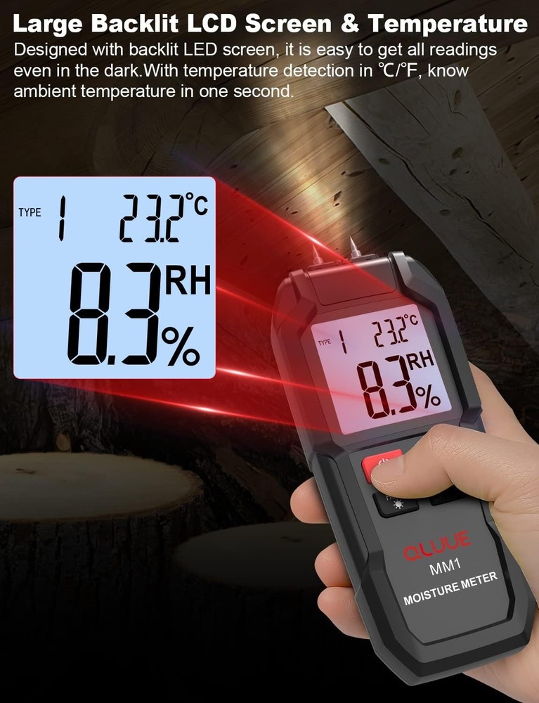 Digital Moisture Meter for Wood
