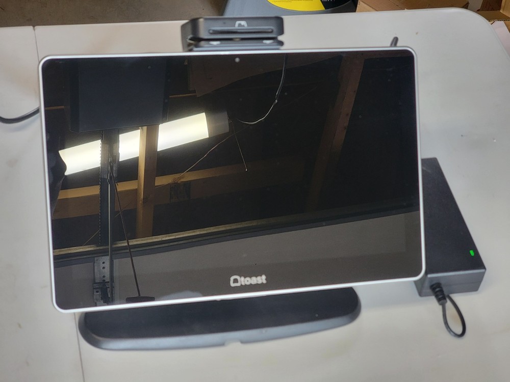 Toast Flex TT200 POS System Dual Display Screen with Power Supply & Card Reader