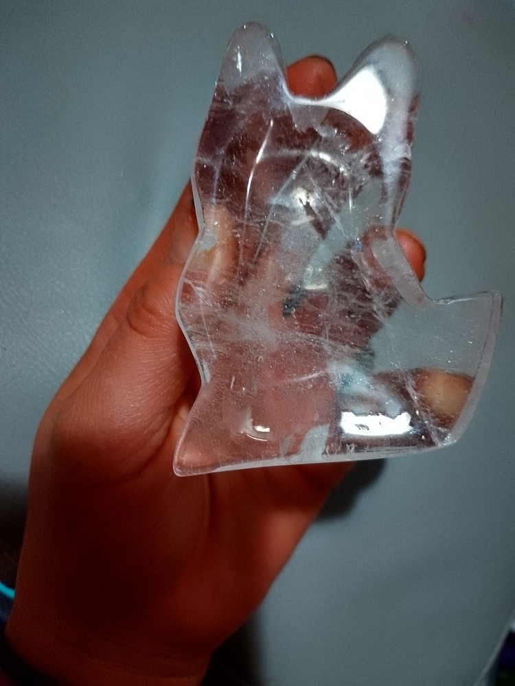 Clear Quartz Cat Bowl