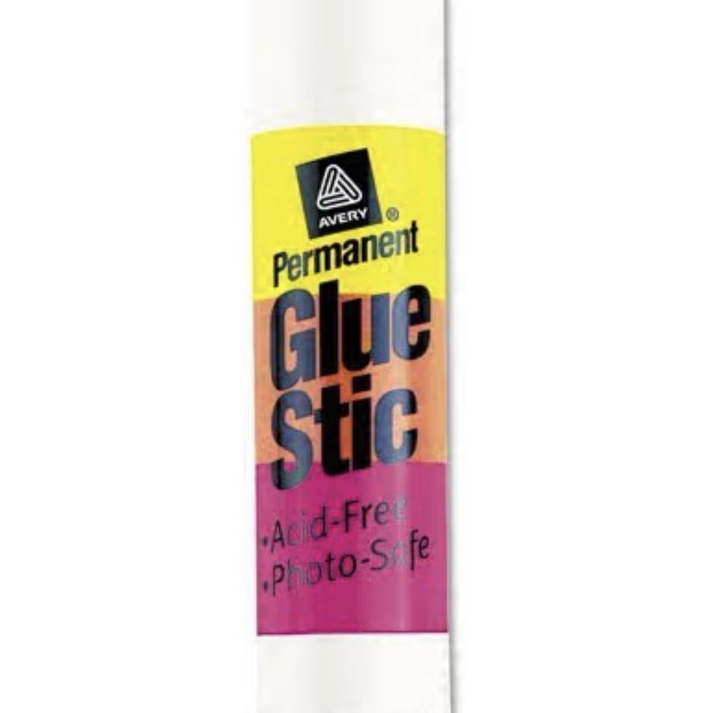 2 Pack Avery Clear Application Permanent Glue Stick 1.27 oz