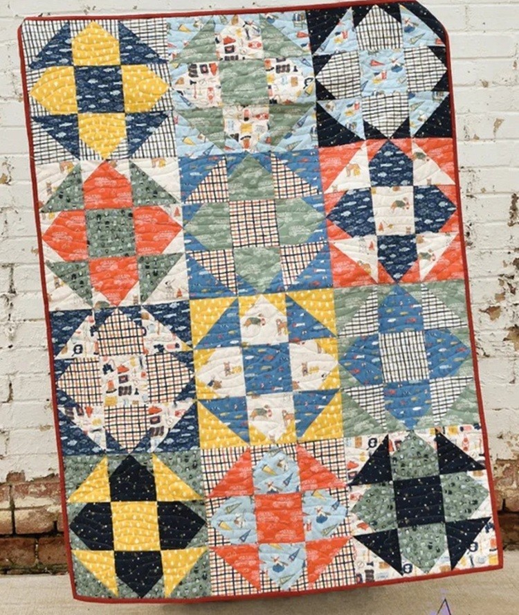 Jasper Quilt Pattern-A Fat Quarter Pattern