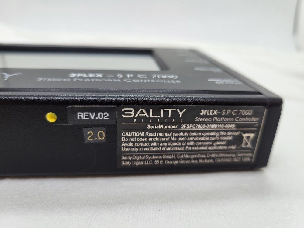 3ALITY DIGITAL 3FLEX SPC-7000 Stereo Platform Controller w/ Hard Case