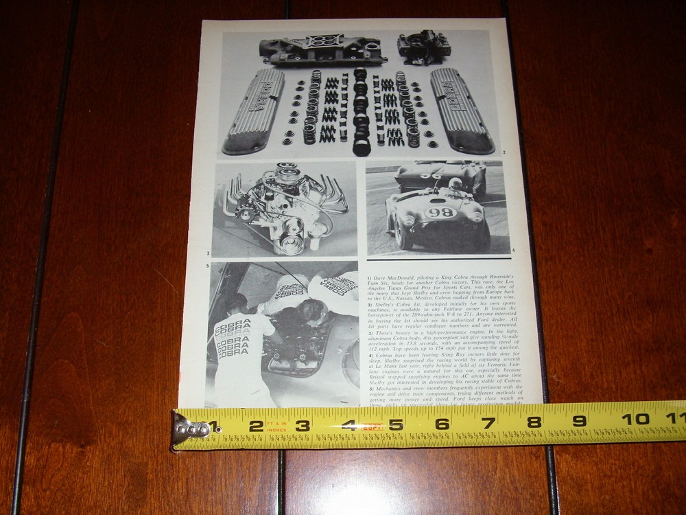 1964 SHELBY COBRA ORIGINAL ARTICLE