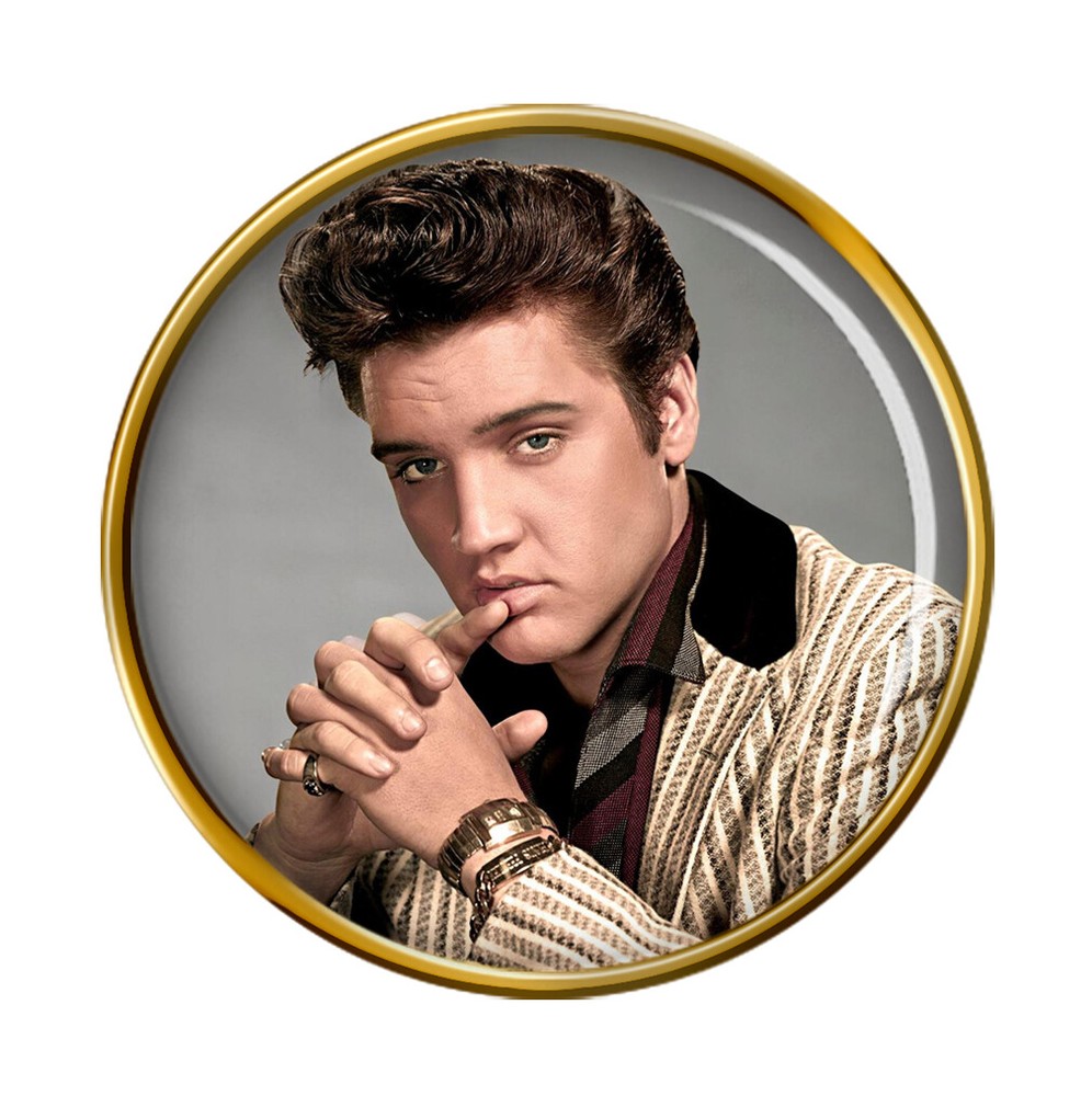 Elvis Aaron Presley Pin Badge