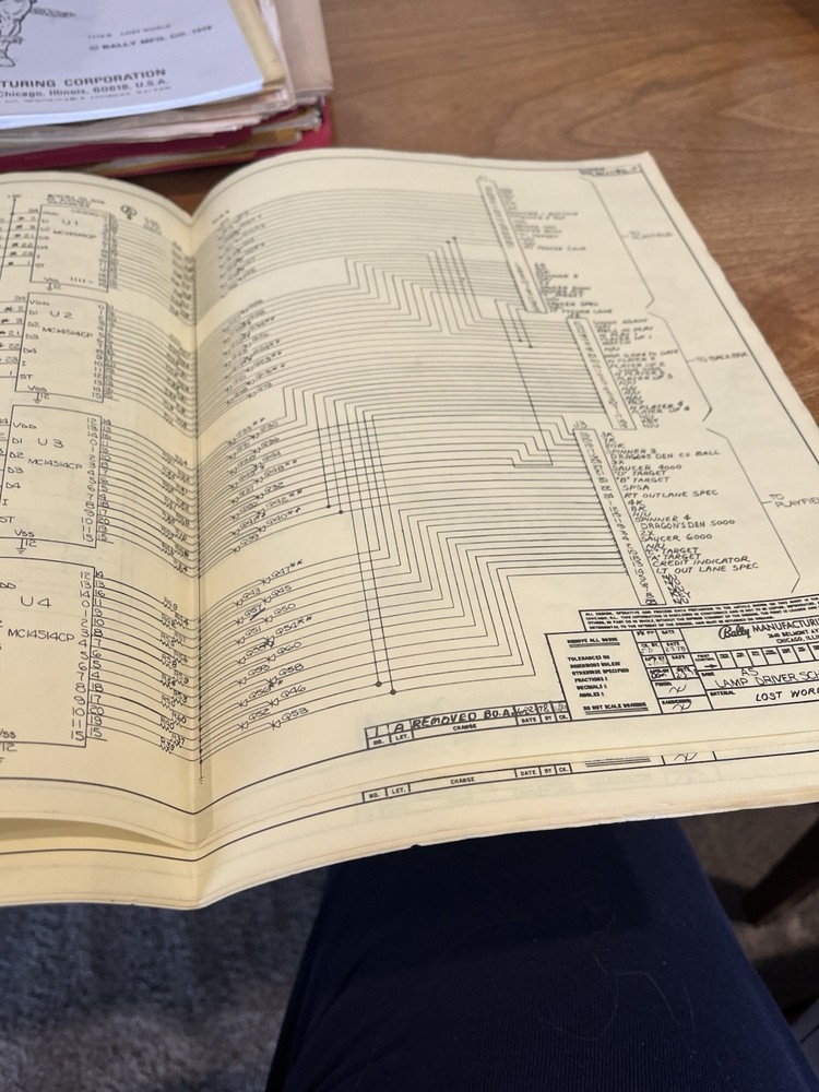 Lost World Pinball Manual & Schematic