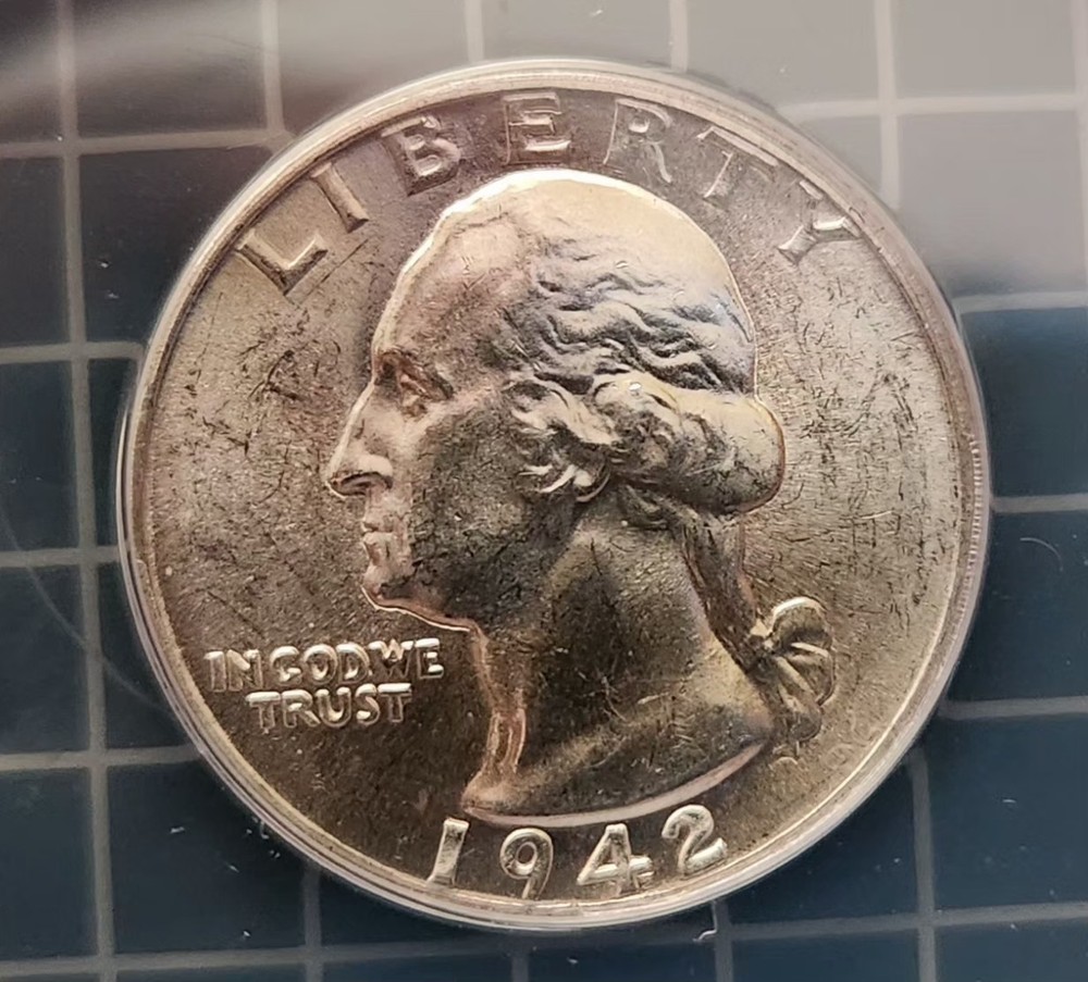 1942 and 1942 D ANACS MS 64 WASHINGTON QUARTERS