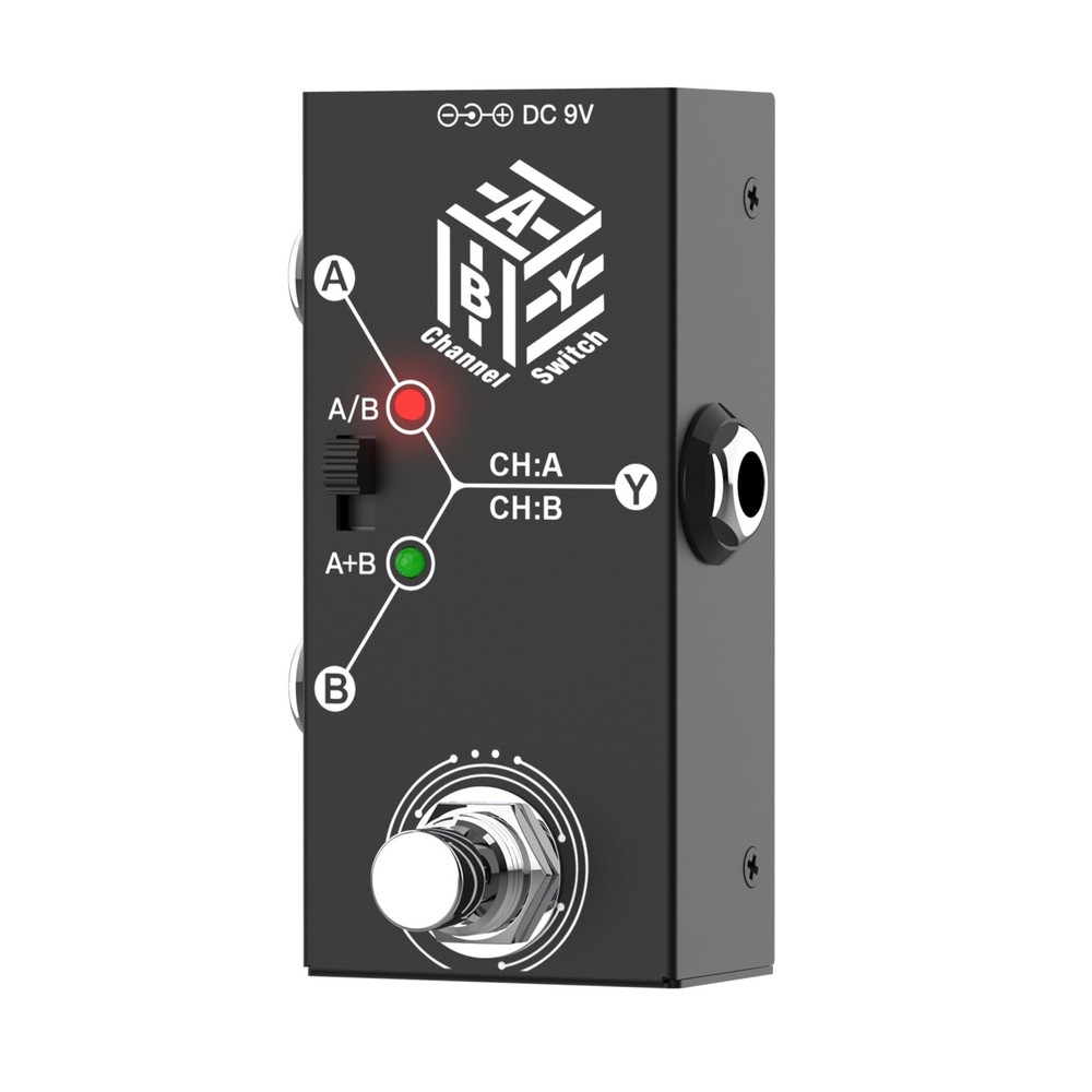 ABY Box Line Selector AB Switch Mini Guitar Effect Pedal True Bypass - Compac...
