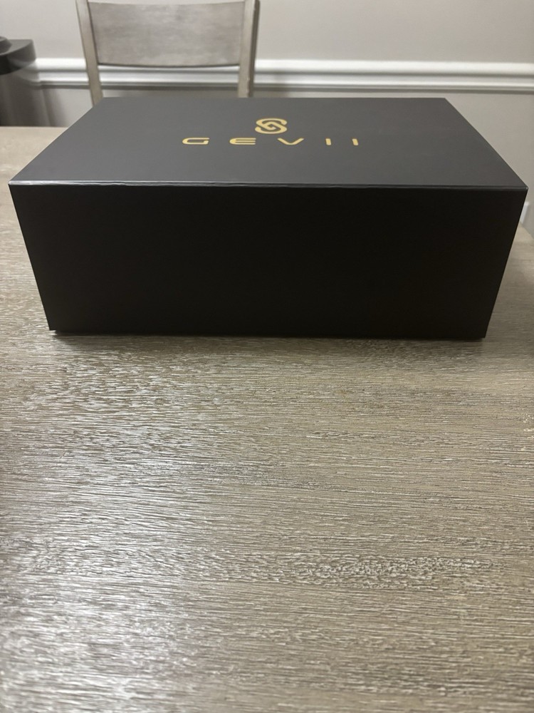 Luxury Magnetic Gift Box Black Rigid Packaging Large Empty Box NEW