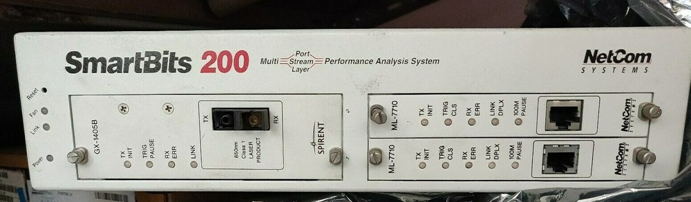 NetCom SmartBits 200 Performance Analysis System w/GX-1405B & 2x ML-7710 Modules