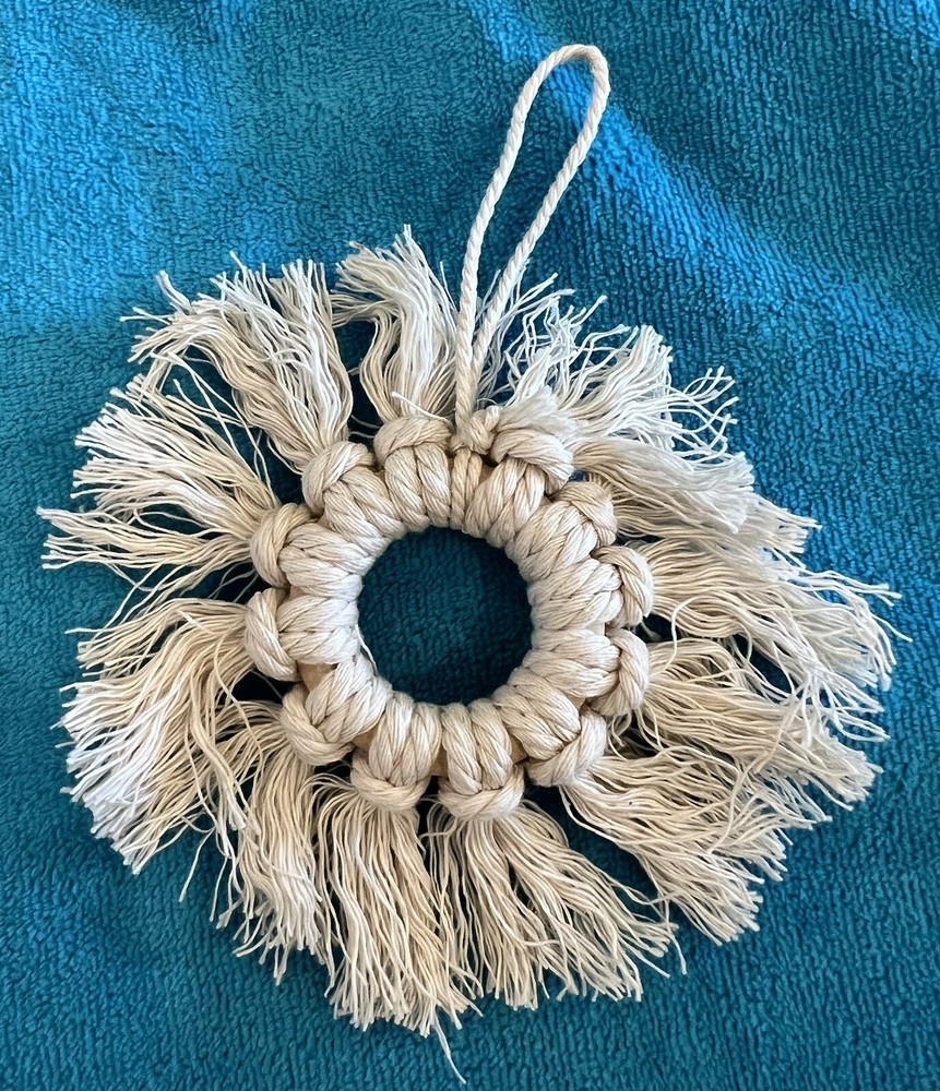 Macrame' Handmade Ornaments 3 Pc - A0101
