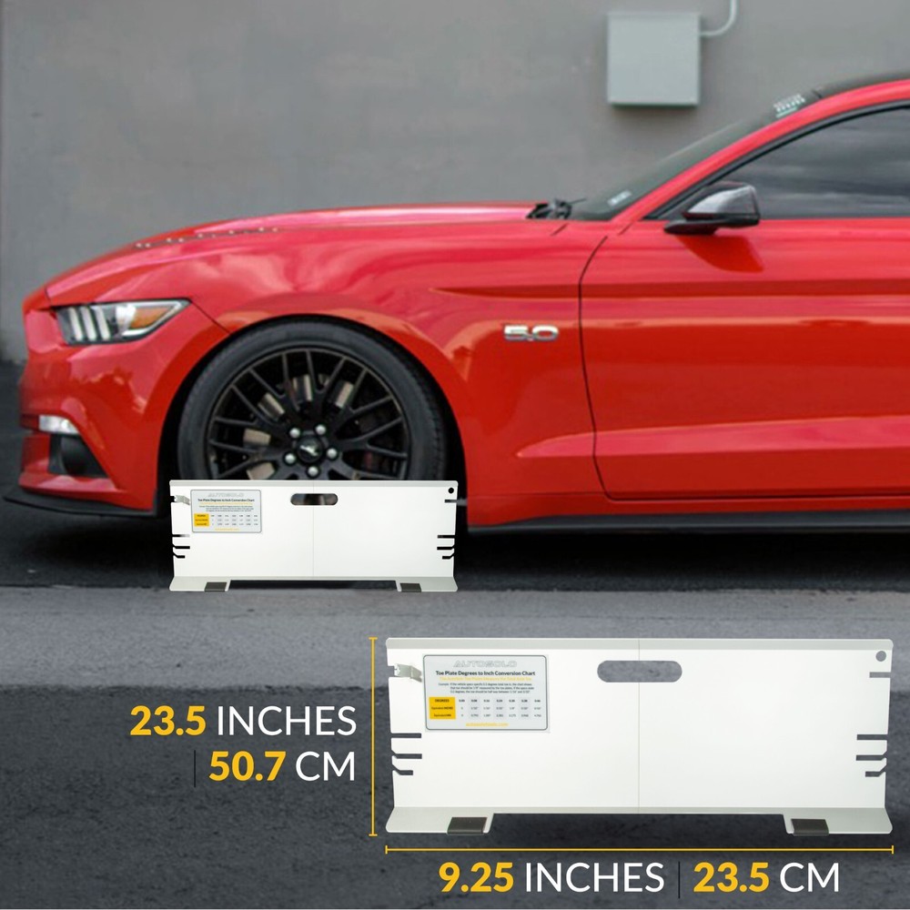 Toe Alignment Plates - Wheel Alignment Tool Kit for Automotive Wheel Alignment