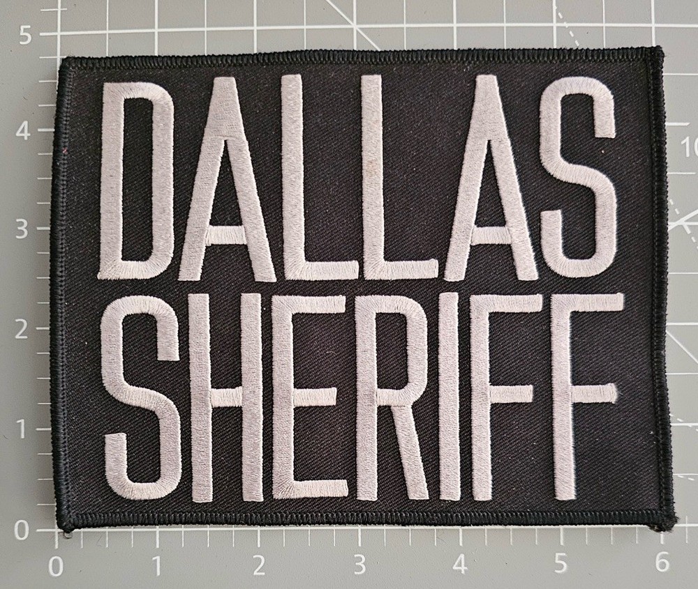 Dallas Sheriff Texas Vest Patch NEW