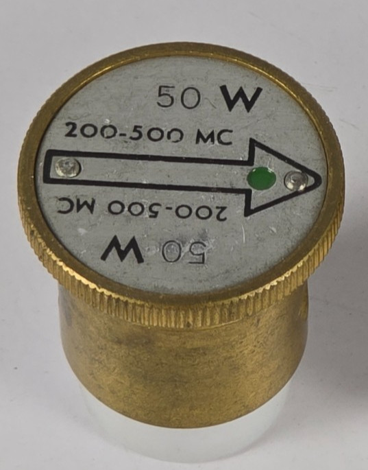 BIRD 50D WATTMETER ELEMENT SLUG 200-500 MC 50W