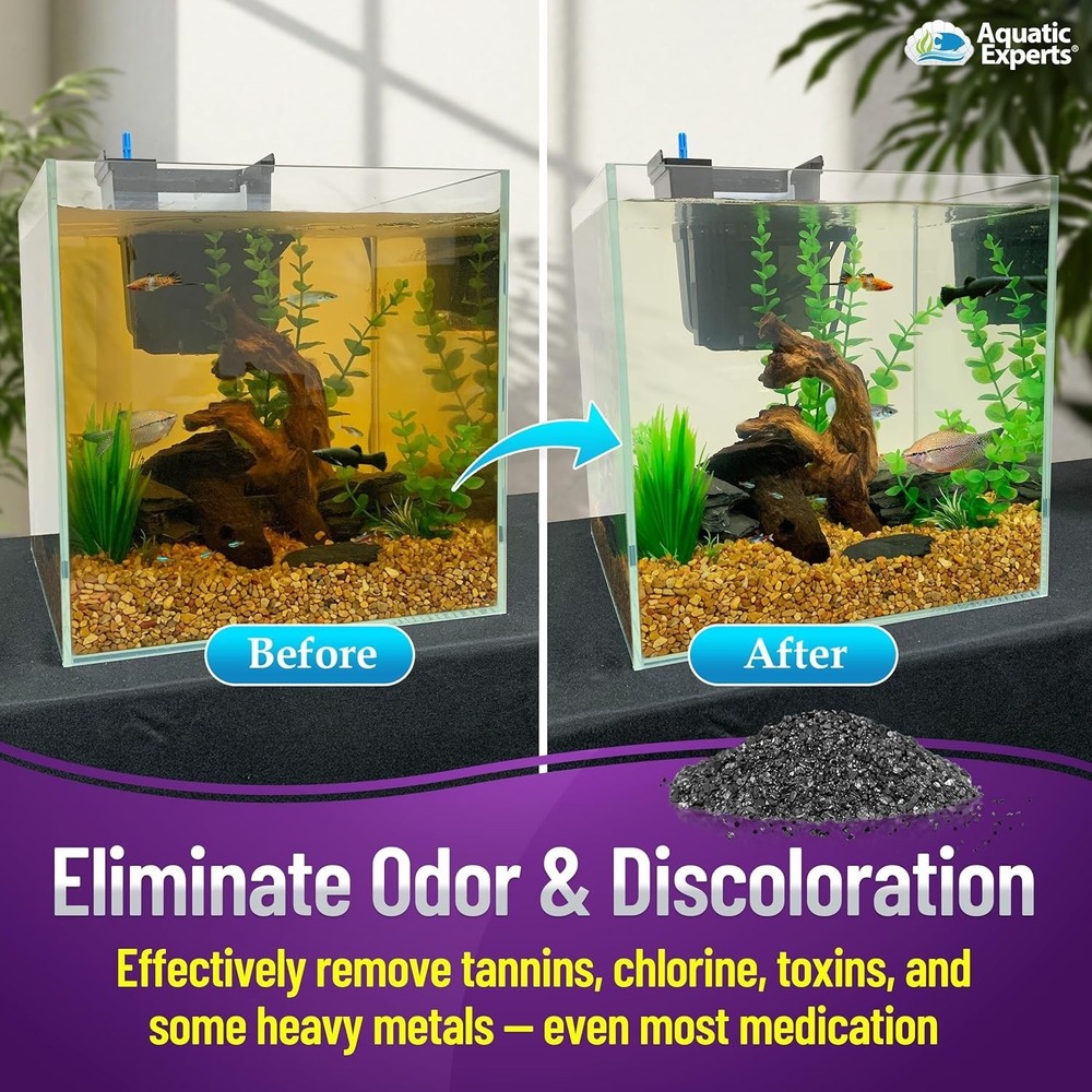 3 lbs Activated Charcoal for Fish Tanks - Ultimate Water Clarifier