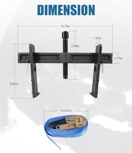 6980 Drum and Rotor Puller, Drum Brake Hub Puller for Removing Hub Drums,