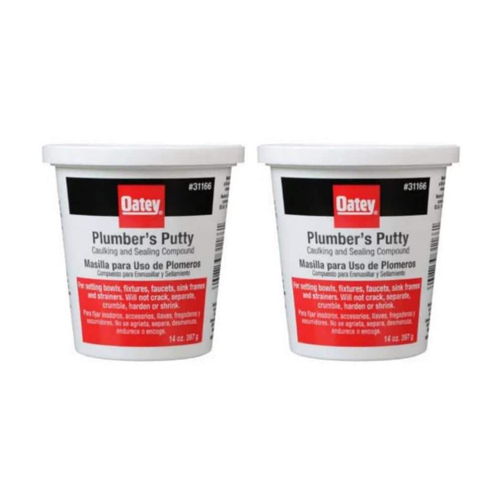 Oatey Plumber's Putty 14 Oz. (2-Pack)